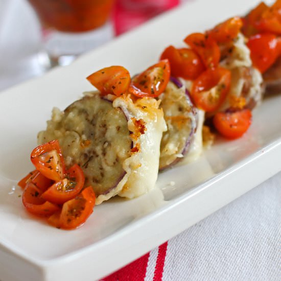 Eggplant & Mozzarella Tempura