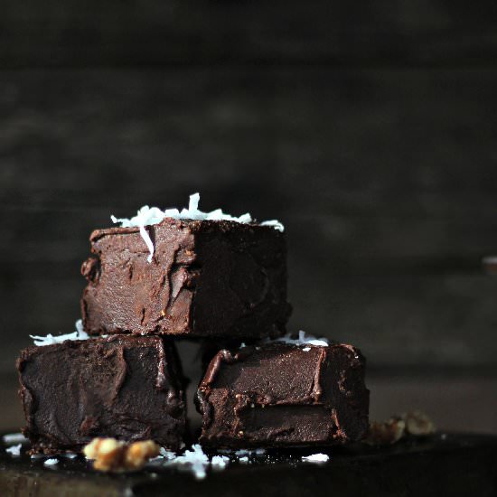 German Chocolate Petit Fours