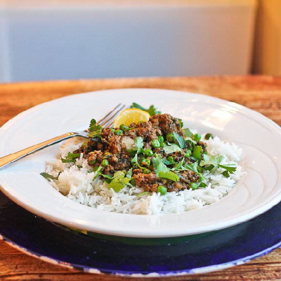 Mushroom Kheema