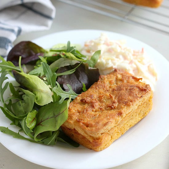 Mini cheesy lentil loaves