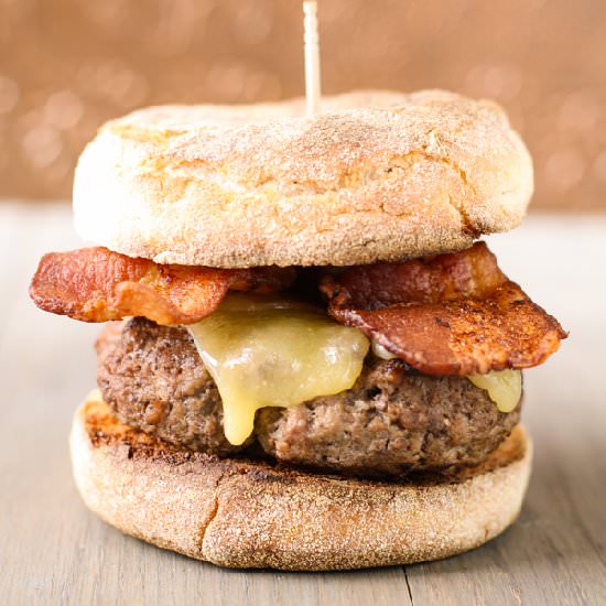 Guinness Burger with Irish Cheddar