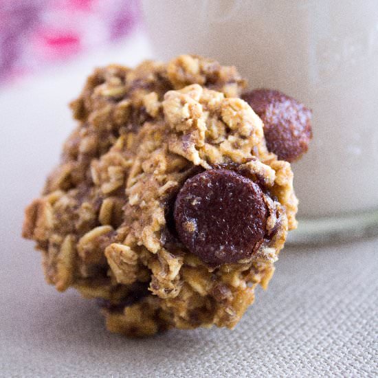 Oatmeal Dark Chocolate Cookies