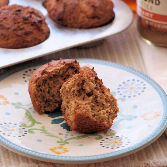 Maple Almond Butter Muffins