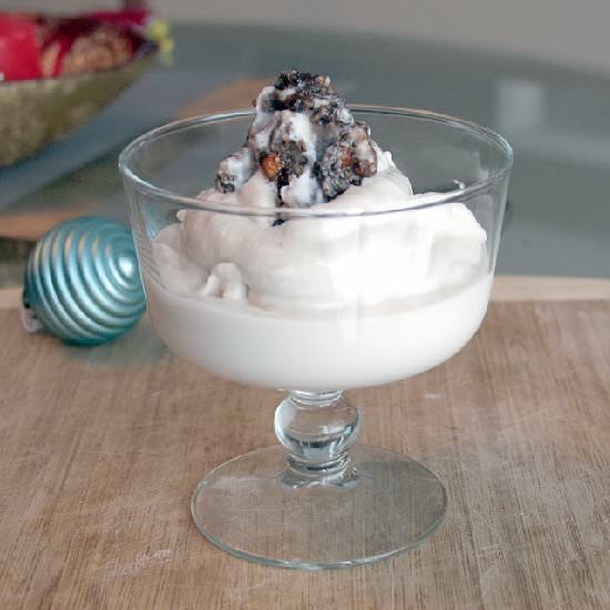 Vanilla Soft Serve with Berry Bark