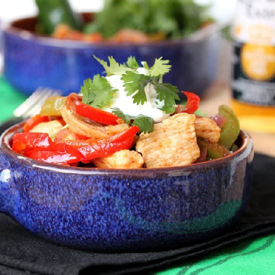 Chipotle Chili Fajitas with Rice