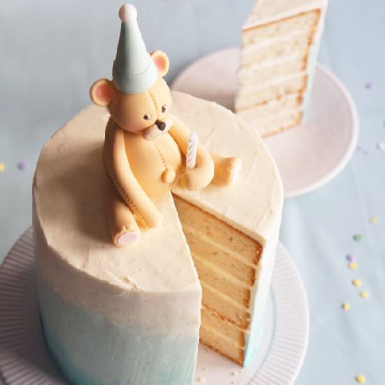 6-Layer Vanilla Bean Birthday Cake