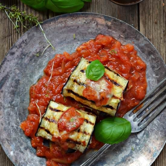 Eggplant Stuffed with Minced Meat