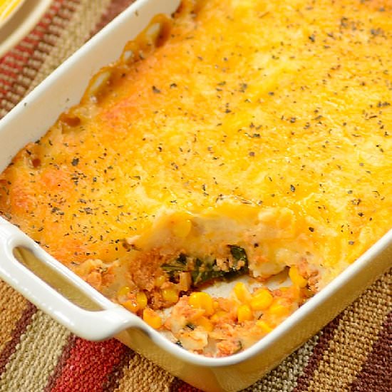 Brazilian Chicken Shepherd’s Pie