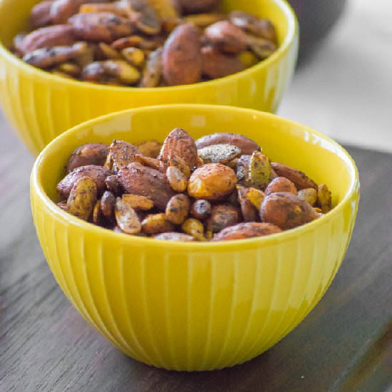Roasted Spiced Nuts & Seeds
