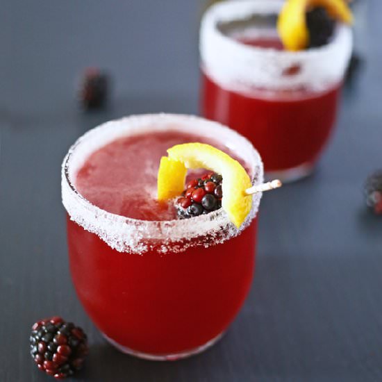 Blackberry Irish Whiskey Sour