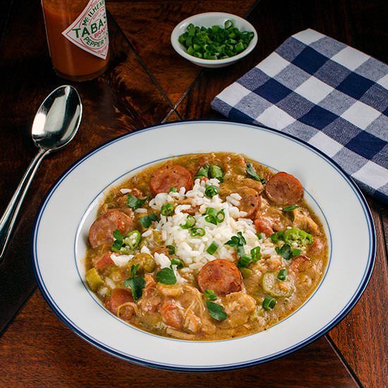 Chicken and Andouille Sausage Gumbo