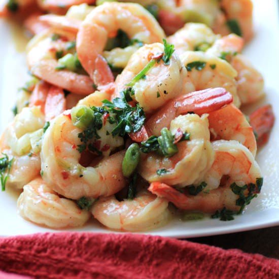 Shrimp in Mustard Sauce