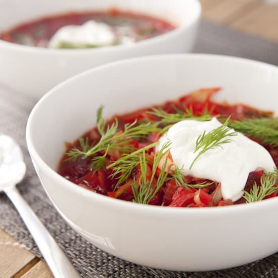 Spicy Borscht Soup