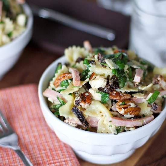Ham and Blue Cheese Pasta Salad