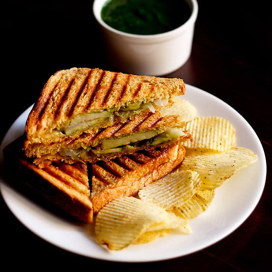 Bombay Vegetable Grilled Sandwich