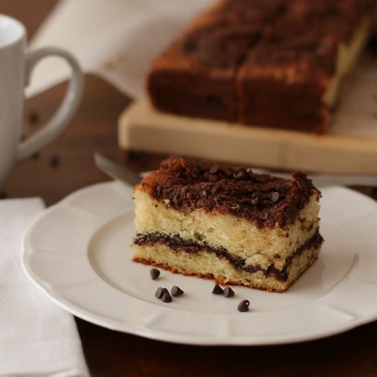 Chocolate Cinnamon Coffee Cake