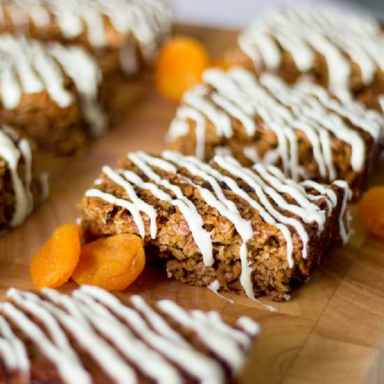 Apricot & White Chocolate Flapjacks
