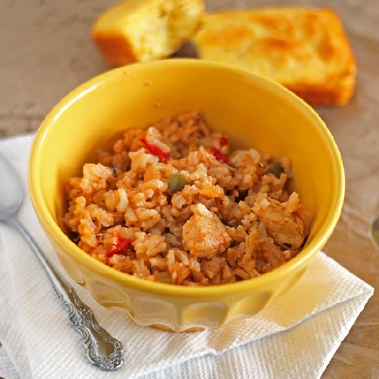 Crockpot Chicken Jambalaya