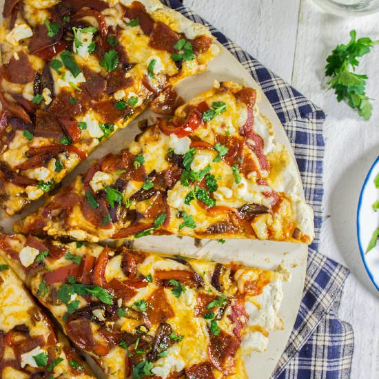 Caramelized Vegetable Pizza