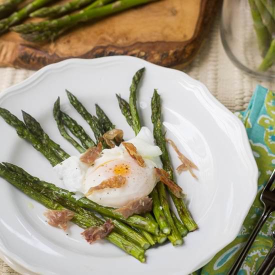 Asparagus with Poached Egg