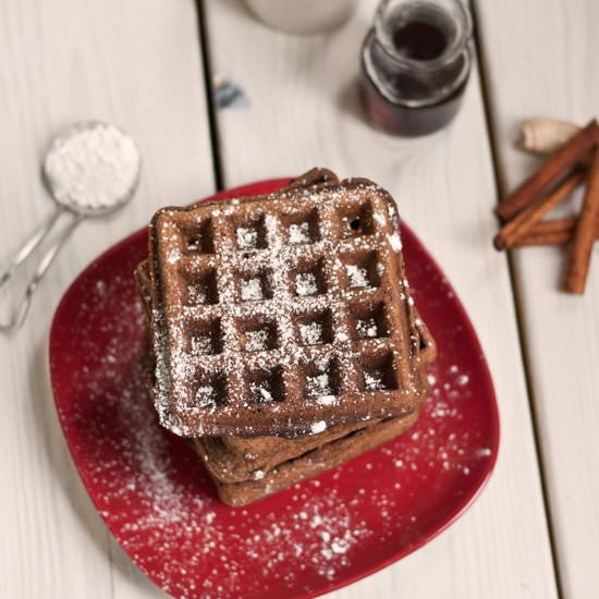 Grain Free Ginger Waffles