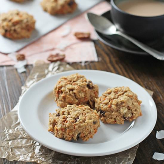 Healthier carrot cake cookies