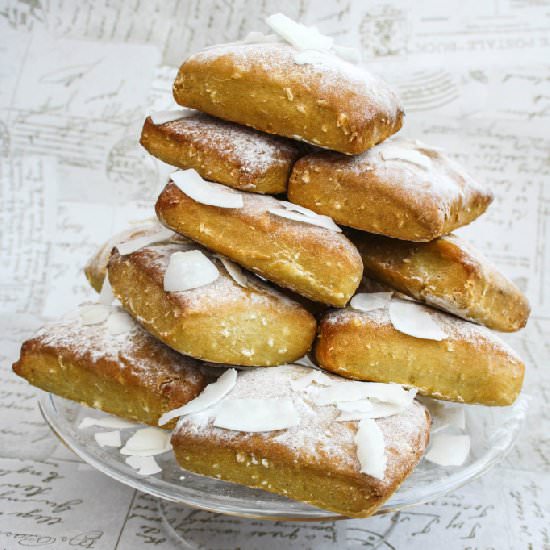Baked Coconut Beignets