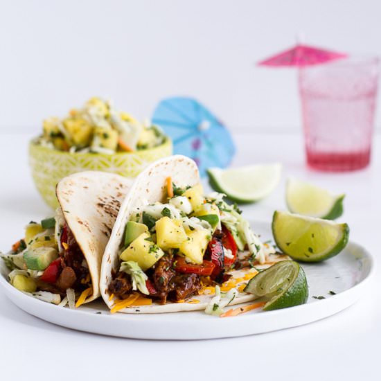 Hula Pork Fajitas