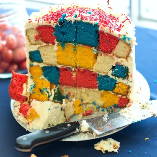 Checkerboard Cake