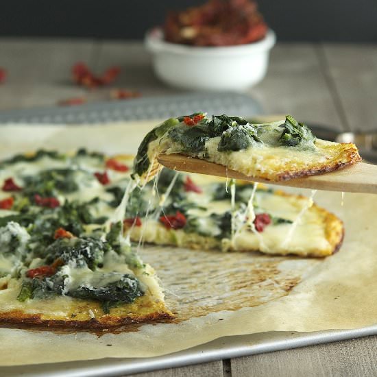 Cauliflower Crust White Pizza