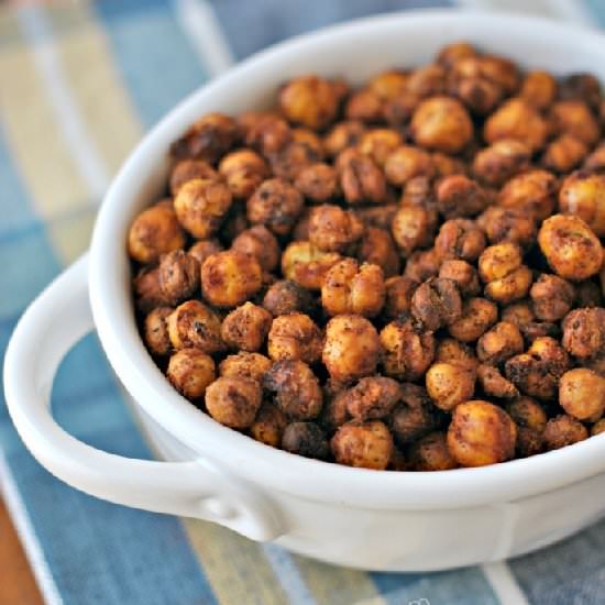 Spicy Roasted Chickpeas