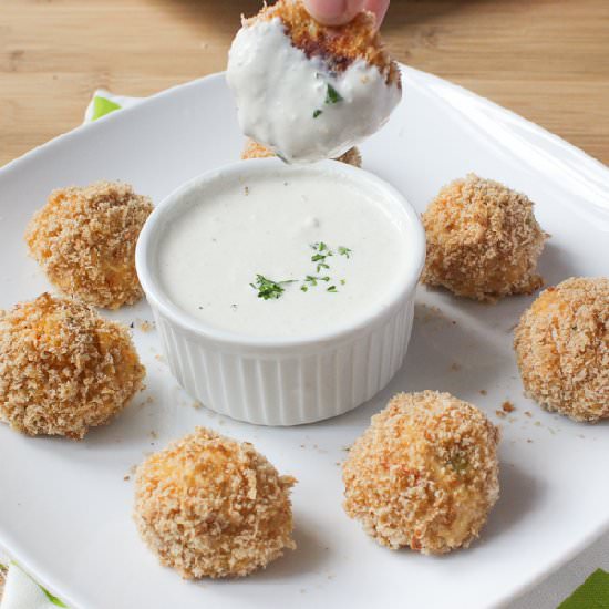 Buffalo Quinoa Chicken Bites