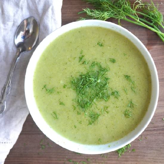 Creamy Cannellini-Broccoli Soup