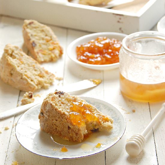 Irish Fruit and Oatmeal Scones