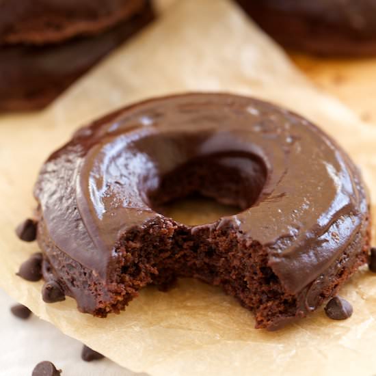 Double Chocolate Doughnuts