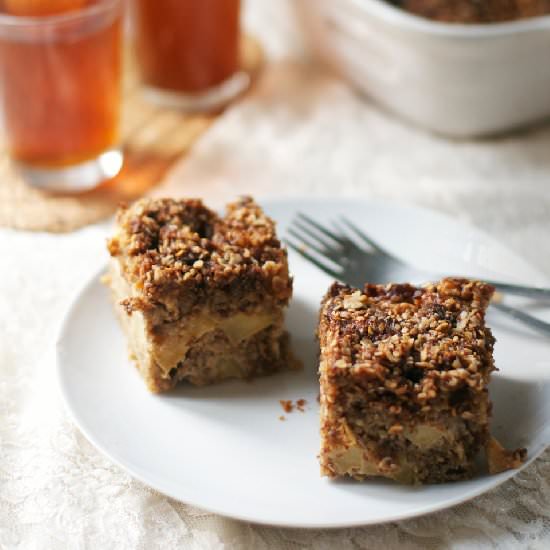 Cinnamon Sesame Apple Cake