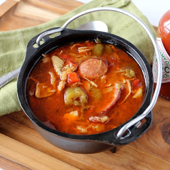 Gumbo with Chicken and Andouille