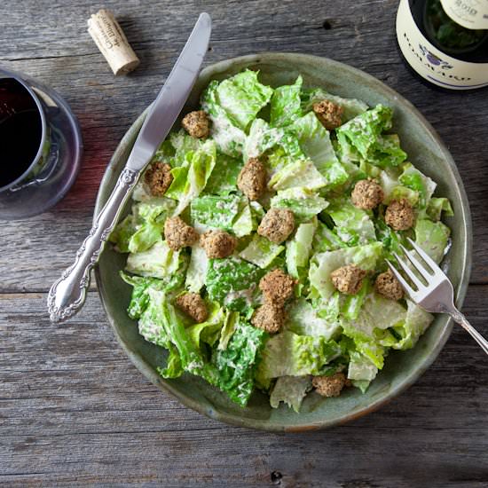 Caesar Salad + Cookbook Giveaway