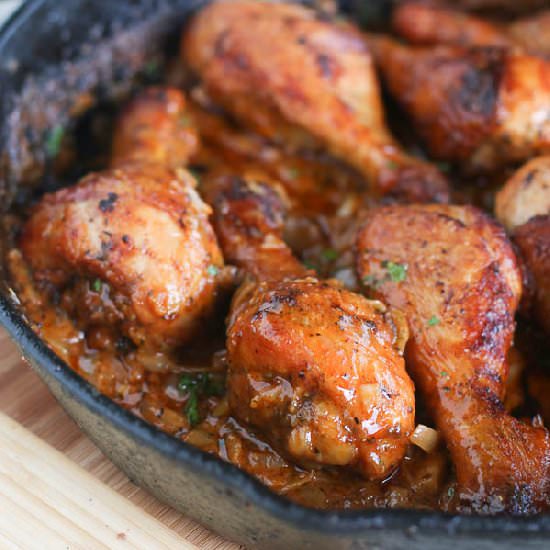 Creamy Baked Chicken Legs