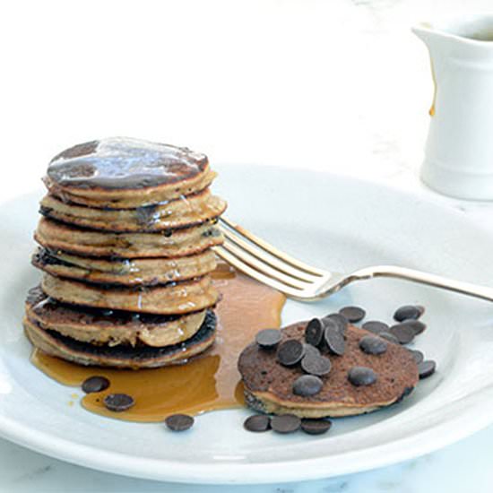 Banana Chocolate Chip Pancakes