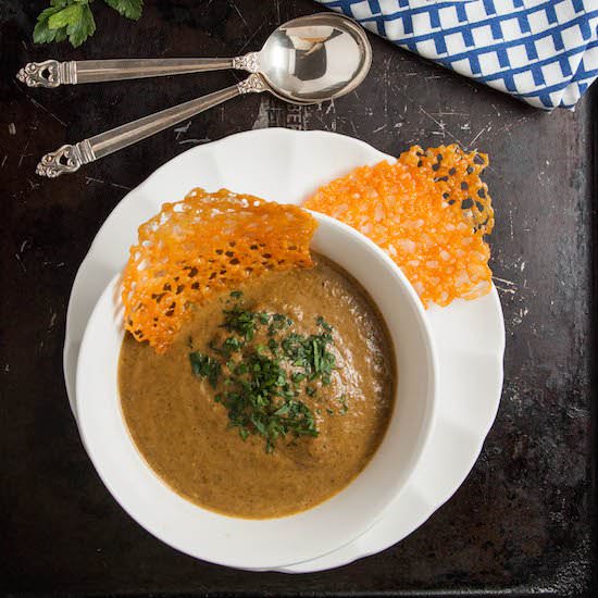 Healthier Broccoli Cheese Soup