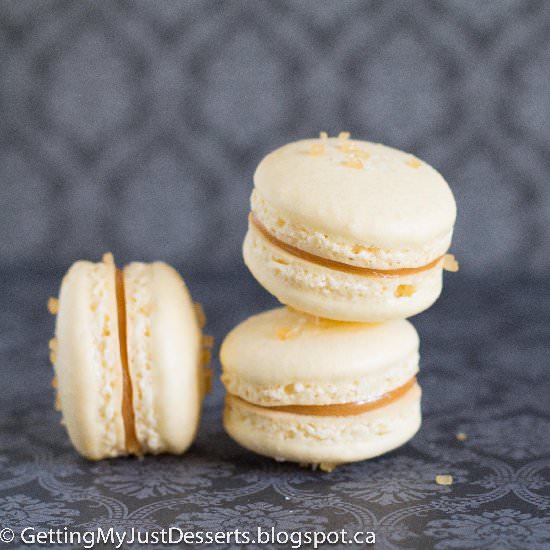 Salted Caramel Macarons