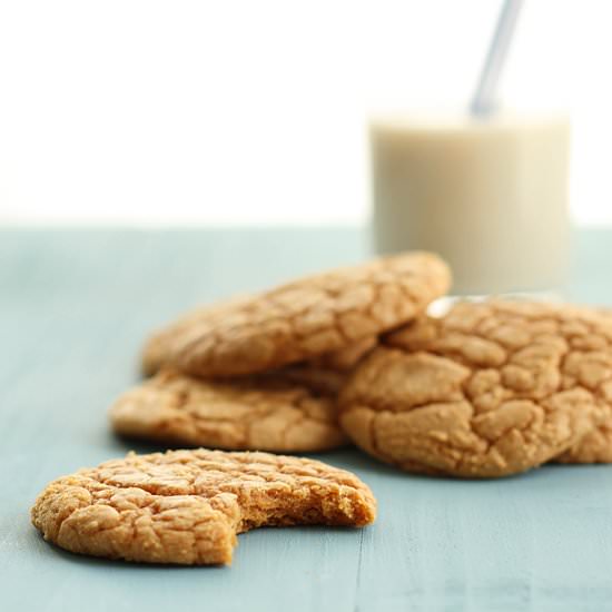 Caramelized white chocolate cookies