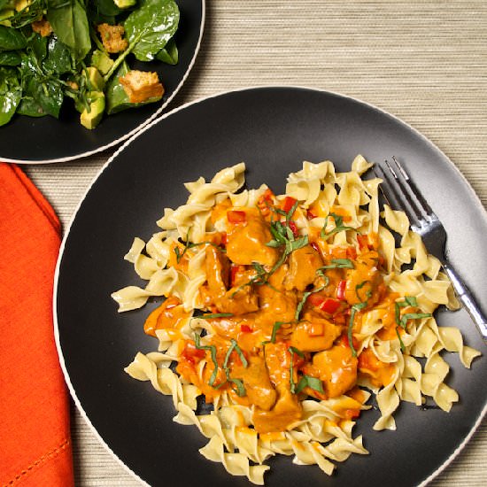 Pork Tenderloin Paprikash