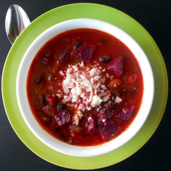 Vegetarian Beet Chili