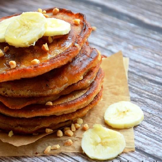 Pancakes with Peanut Butter