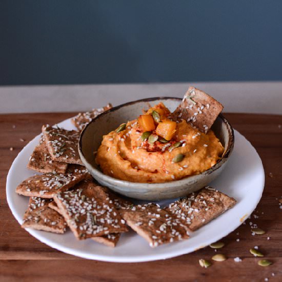 Roasted Squash & Tahini Dip