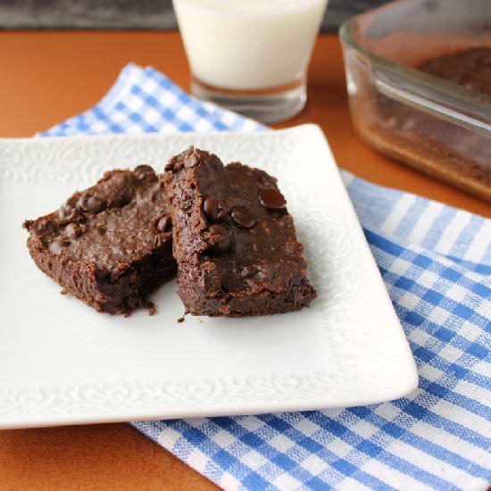 Fudgy Black Bean Brownies
