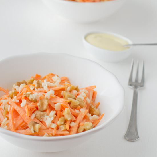 Vegan Mayonnaise Carrot Salad