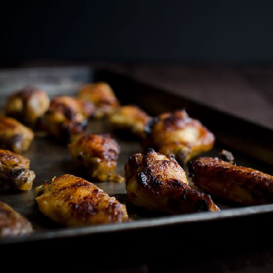 Honey Garlic Chicken Wings